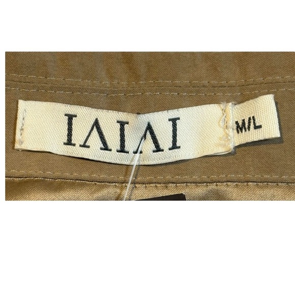 Nasty Gal Jumpsuit Brown Utility Long Sleeve‎ Belted Outfit Women Size Med/Large - Picture 6 of 8